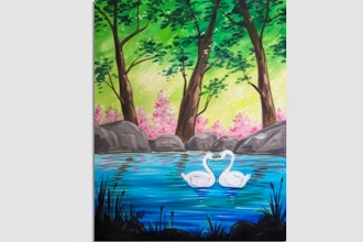 Paint Nite: Swan Lake Love